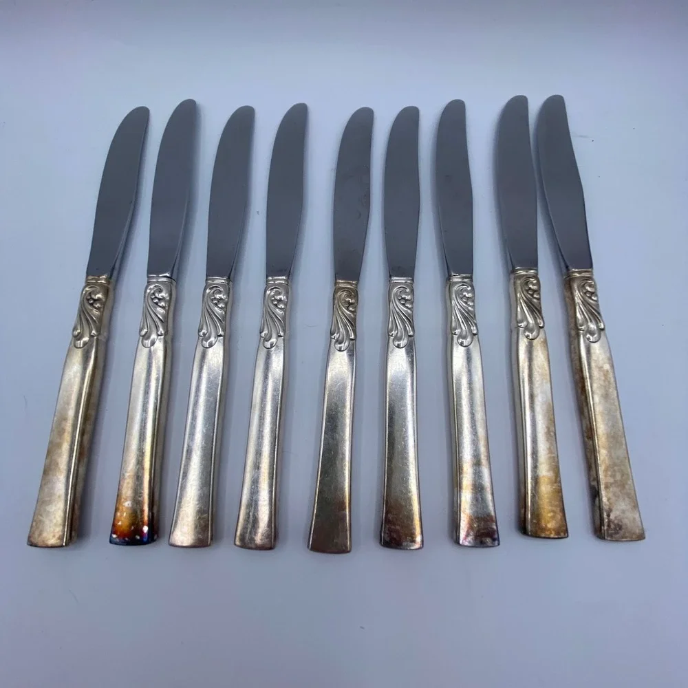 Nobility Plate Royal Wind Song Silver Plated Flatware Set 60+ Pc with Wood Chest